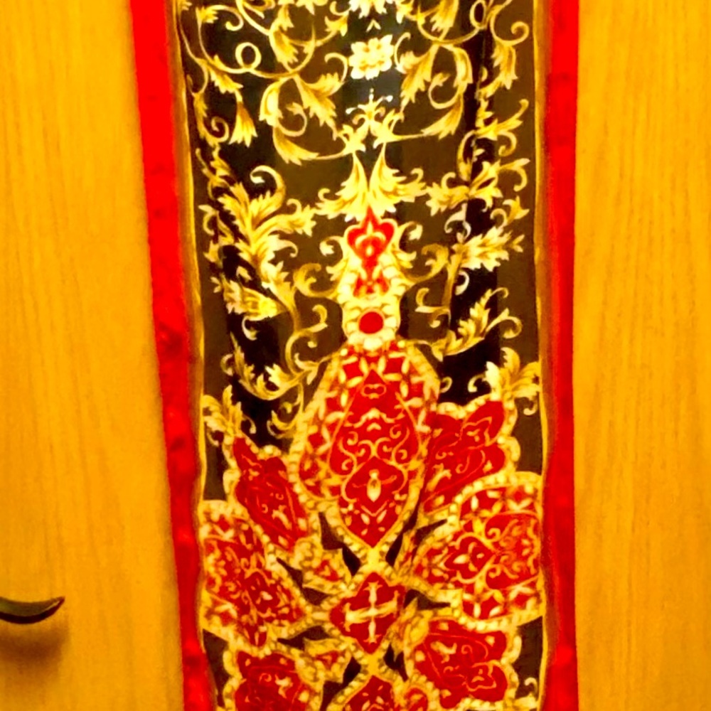 Regal Patterned Chiffon Fashion Scarf